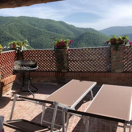 펜션 Holidays Crasciana, Con Terrazza Vista Sulle Alpi Apuane. *